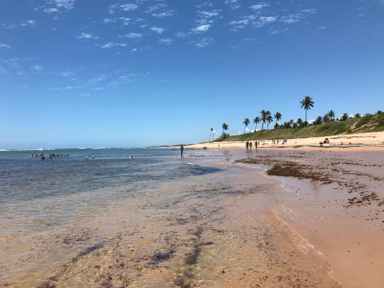 Flat Guarajuba Beira Da Praia Pe Na Areia エクステリア 写真