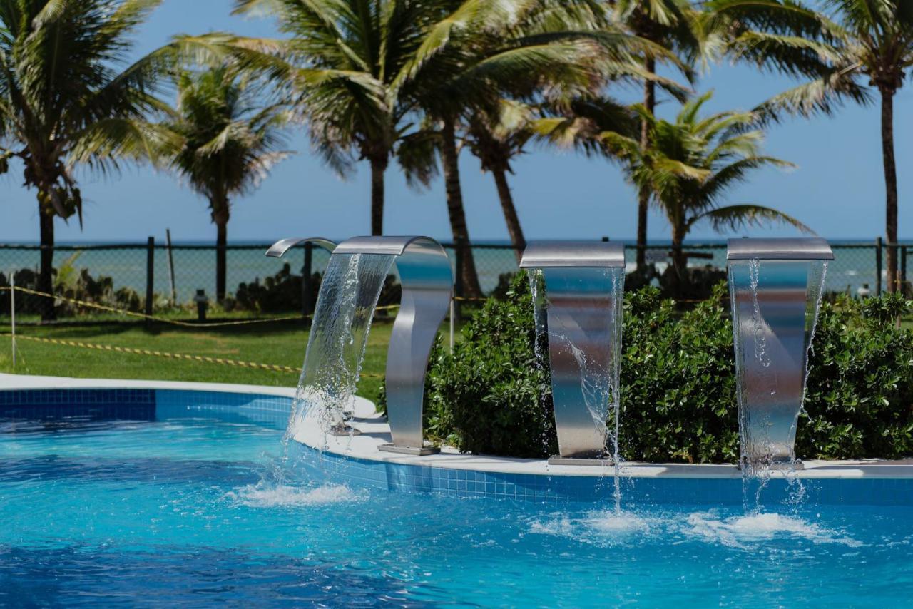 Flat Guarajuba Beira Da Praia Pe Na Areia エクステリア 写真