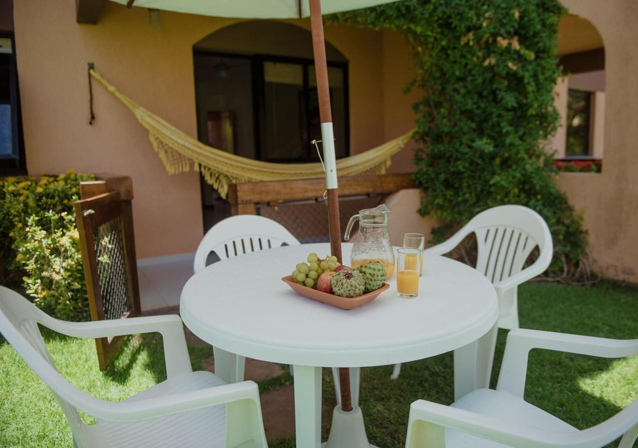 Flat Guarajuba Beira Da Praia Pe Na Areia エクステリア 写真
