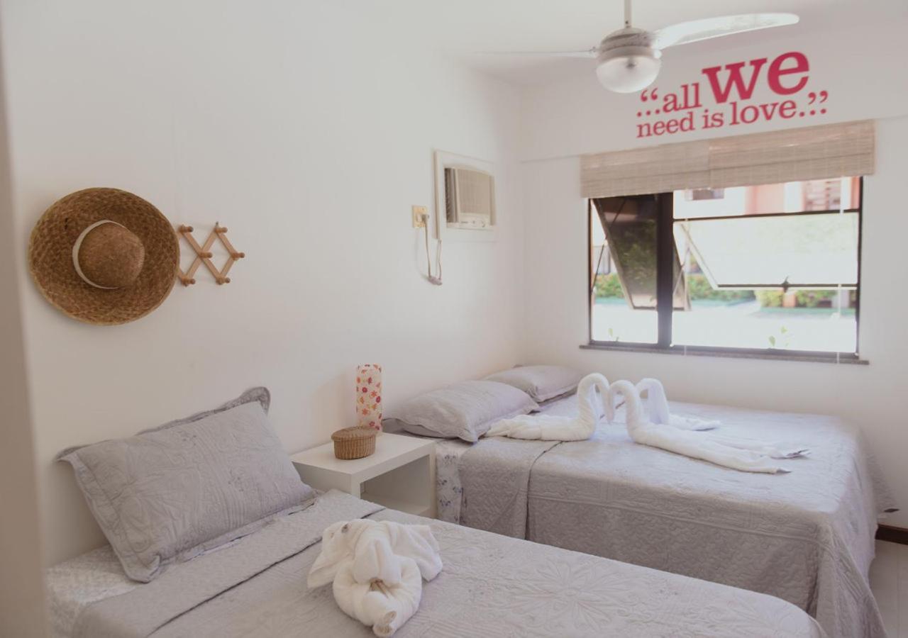 Flat Guarajuba Beira Da Praia Pe Na Areia エクステリア 写真