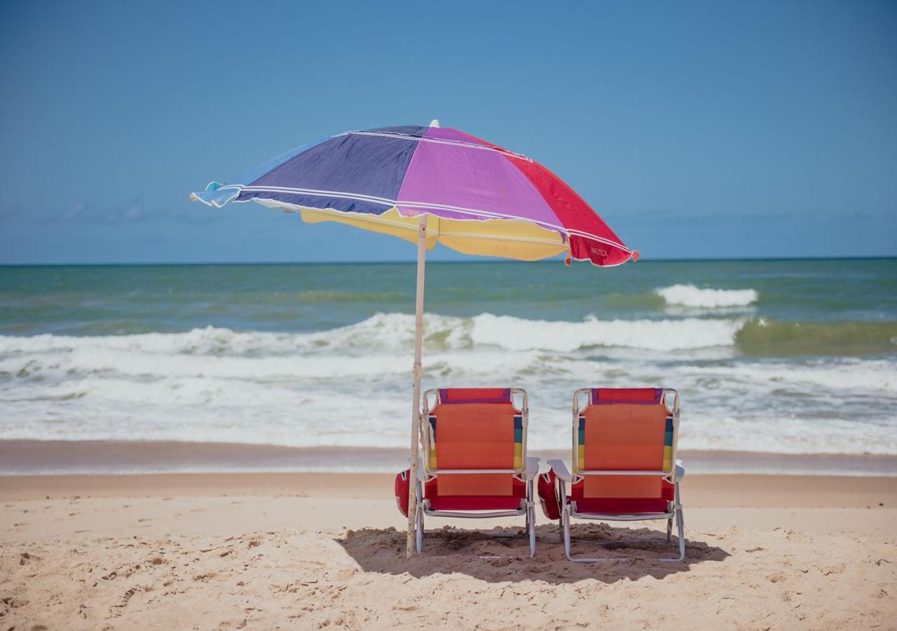 Flat Guarajuba Beira Da Praia Pe Na Areia エクステリア 写真