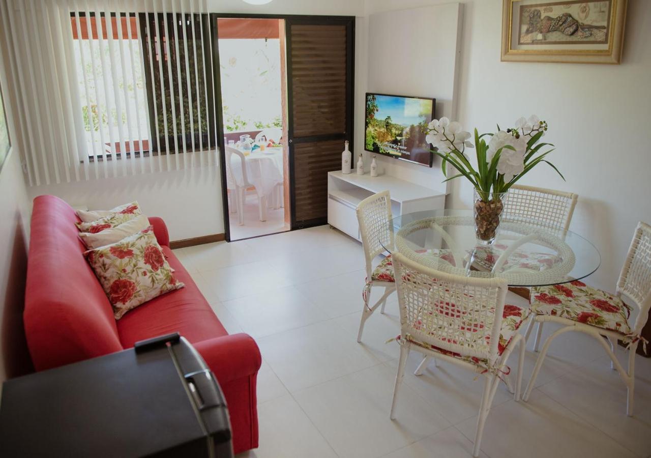 Flat Guarajuba Beira Da Praia Pe Na Areia エクステリア 写真