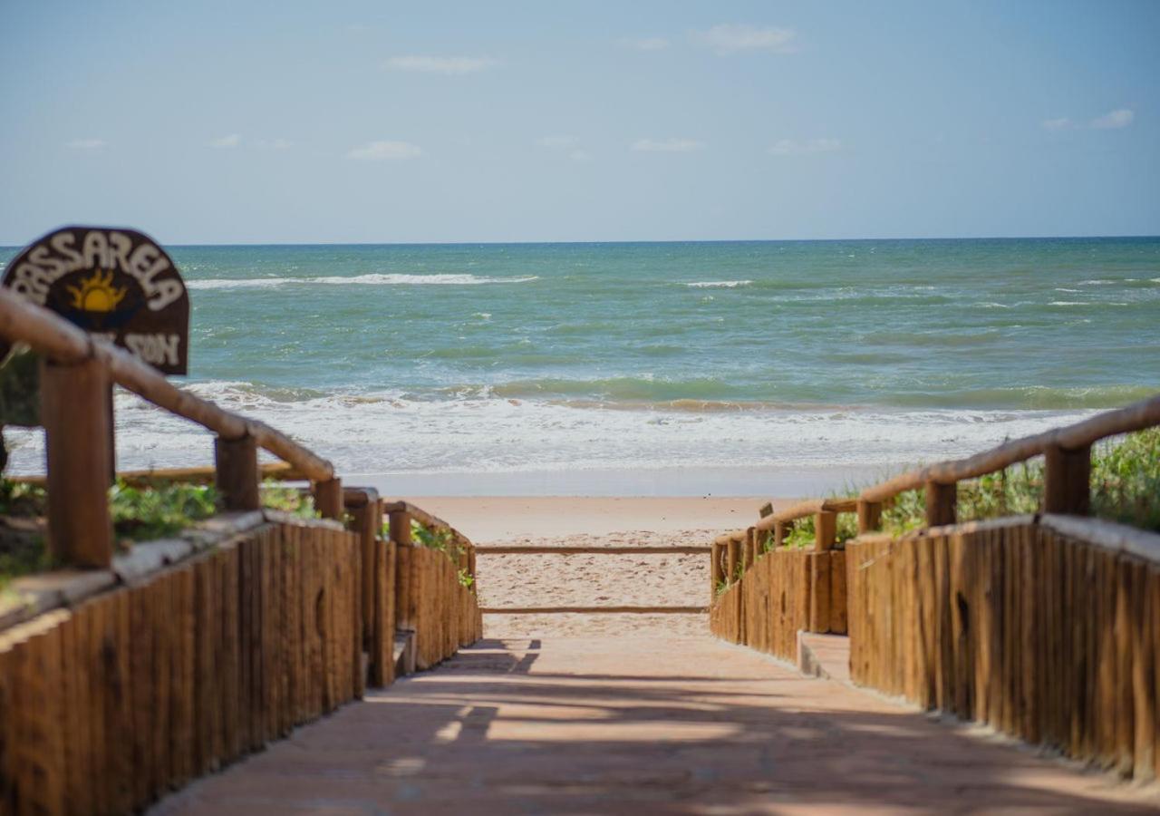 Flat Guarajuba Beira Da Praia Pe Na Areia エクステリア 写真